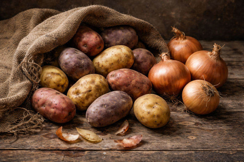 Вкусно и полезно: выбираем картофель и лук для повседневного рациона