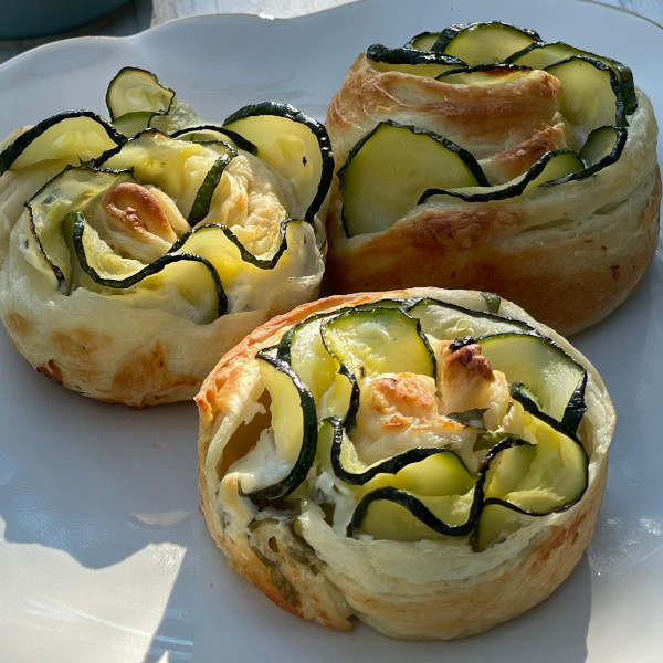 Кабачковые розочки